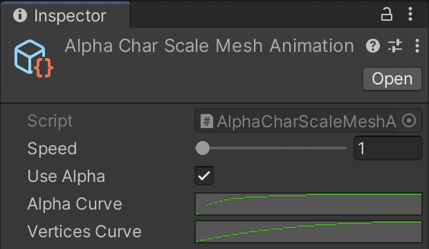 AlphaCharScaleMeshAnimation