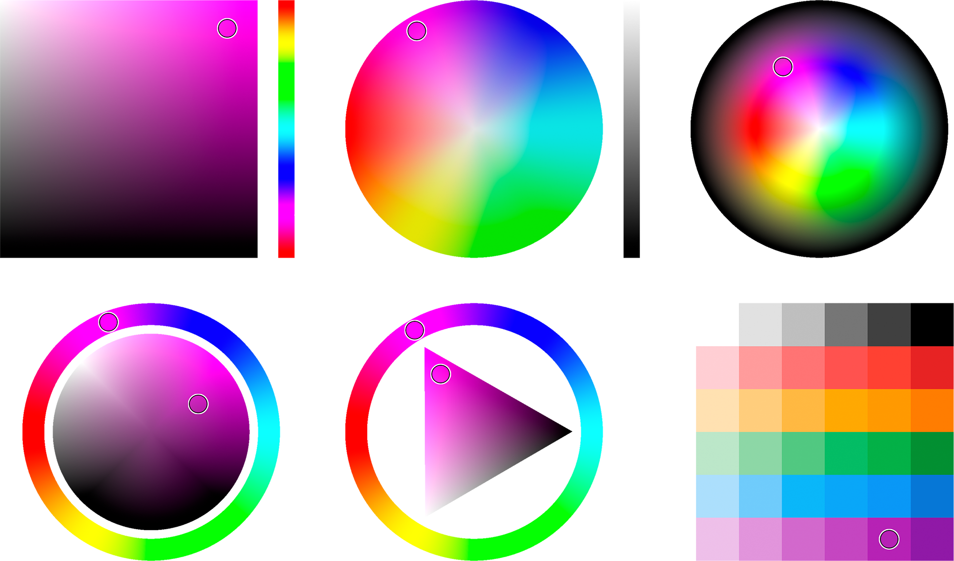 Palette modes