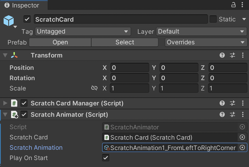 Scratch Animator Component